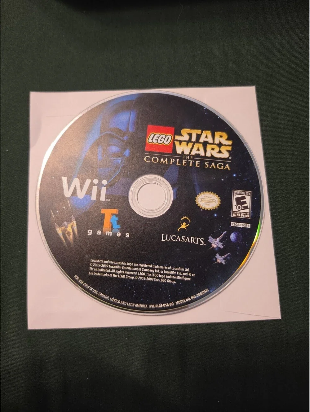 LEGO Star Wars: The Complete Saga Nintendo Wii Game Disc Only 8326